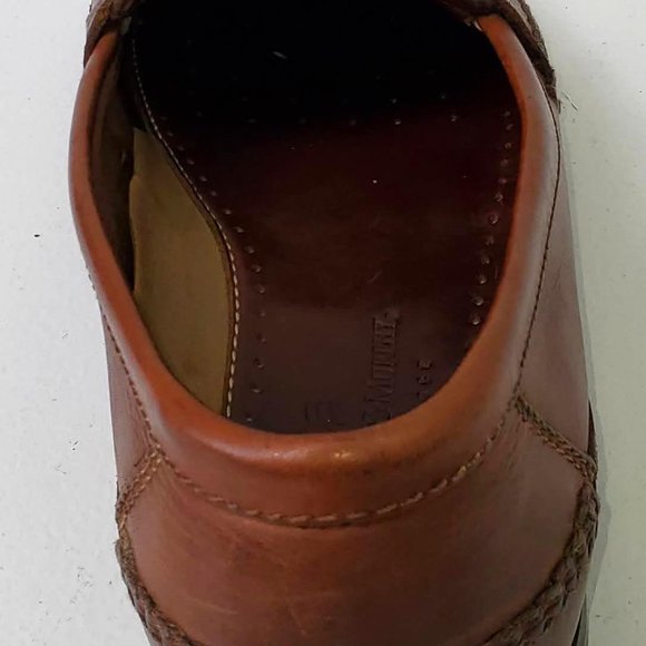 Genuine Johnston & Murphy Leather Brown Mens US 11.5 Woven Tassel Loafers Shoes main image 14